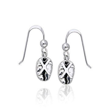 X Coffee Bean Earrings TE606 - Jewelry
